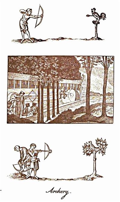 Picture Of Archery In England From Various Time Periods