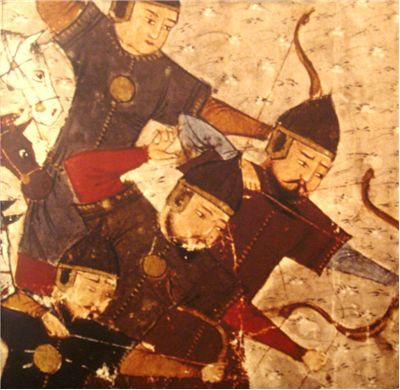 Picture Of Mongol Soldiers With Bow And Arrow 1305